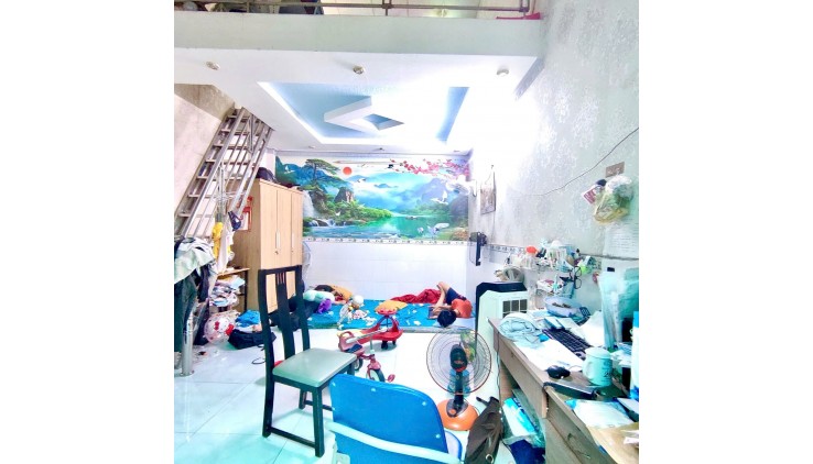 CHỈ 2.6TỶ -NHÀ 42M2 HẺM THẲNG 1 TRỤC RA HIỆP THÀNH 13 Q12 KHU DÂN CƯ SẦM UẤT, HẺM 4M